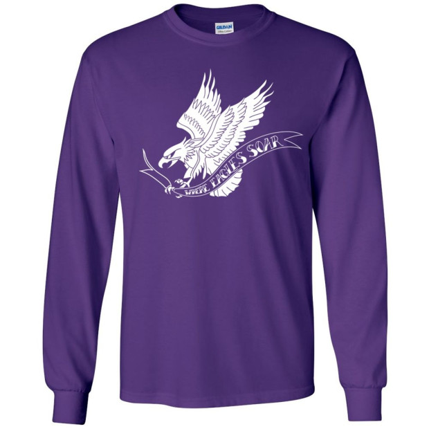 White Eagle | Long-Sleeve Cotton Tee | Multiple Colors White Eagle | Long-Sleeve Cotton Tee | Multiple Colors