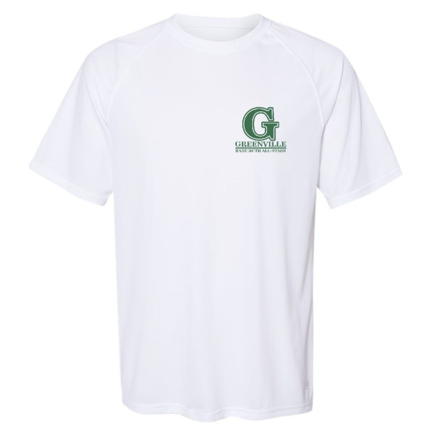 White Warm-Up T-Shirt | Babe Ruth Greenville All-Stars 
