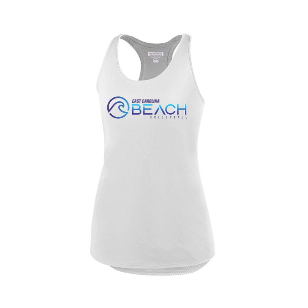 EC Beach | Women's Sojourner Tank | Blue Wave Word Logo EC Beach | Women's Sojourner Tank | Blue Wave Word Logo