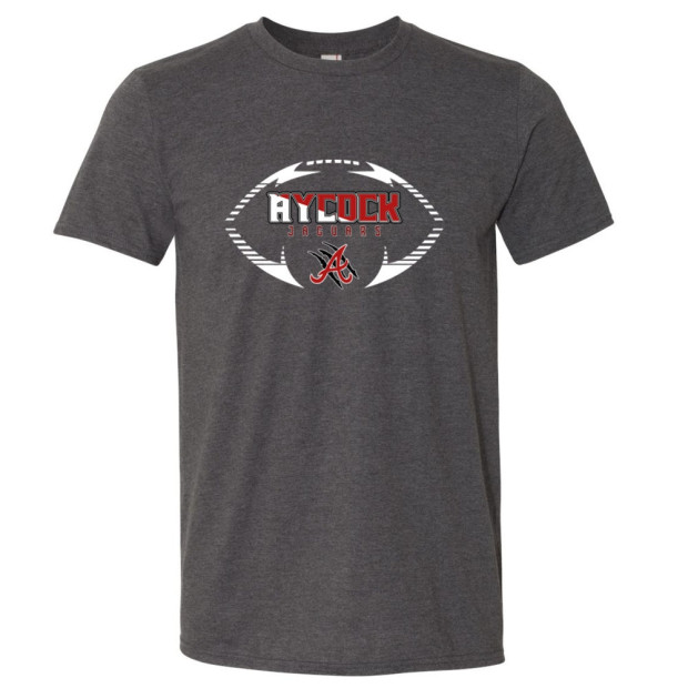 E. B. Aycock Football Cotton Tee | Football Logo | Multiple Colors