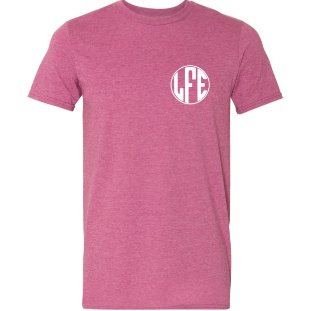 Lakeforest Heathered Tee | Monogram Logo | Multiple Colors