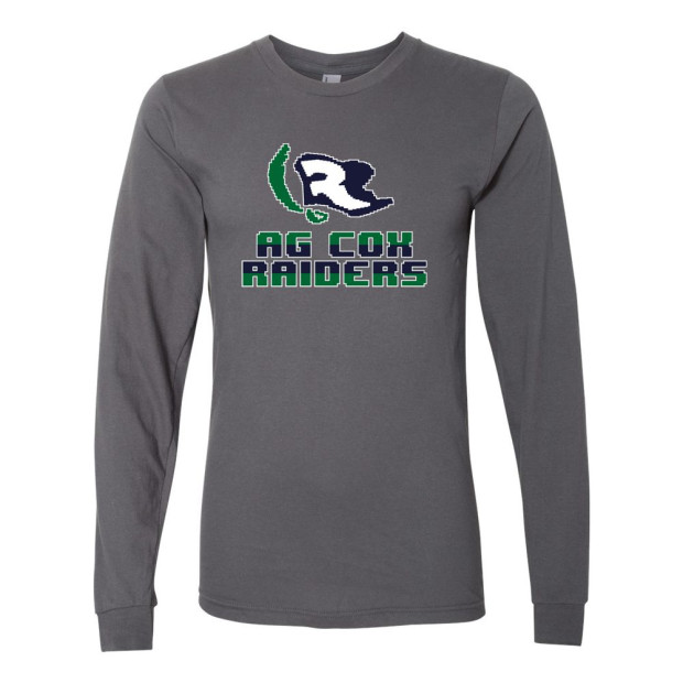 AG Cox Middle | Long-Sleeve Cotton Tee | Pixel Flag Design AG Cox Middle | Long-Sleeve Cotton Tee | Pixel Flag Design