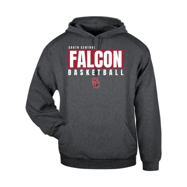 South Central Basketball | Falcon Word Logo | Performance Hoodie