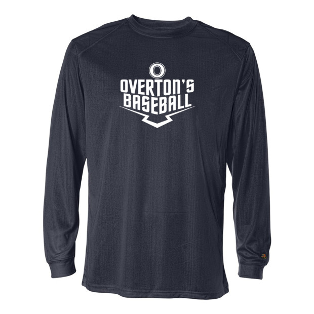 Overton's Baseball | Plate Design | Long-Sleeve Performance T-Shirt 
