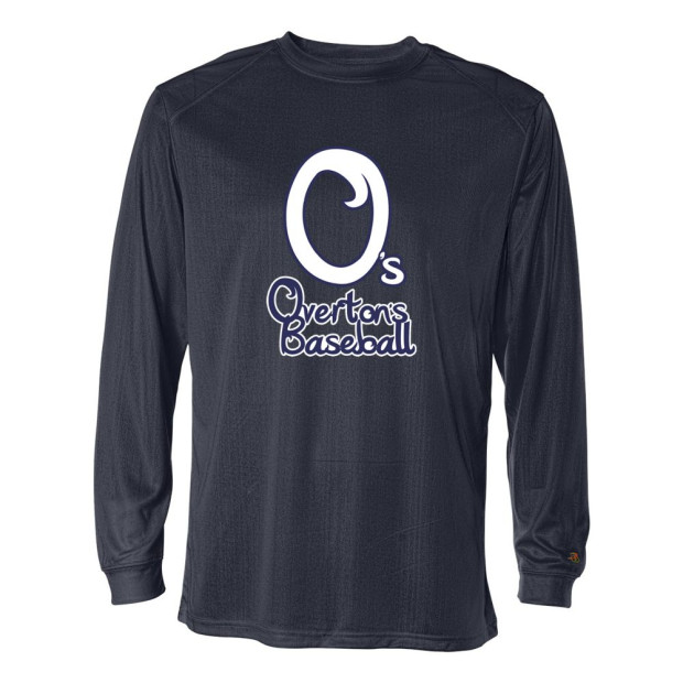 Overtons Baseball | Cursive O Logo | Long-Sleeve Performance Tee