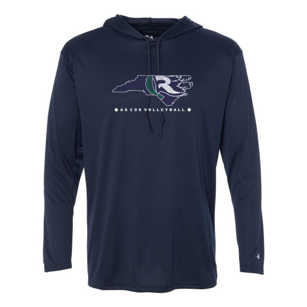 AG Cox Volleyball | Hooded Performance T-Shirt 