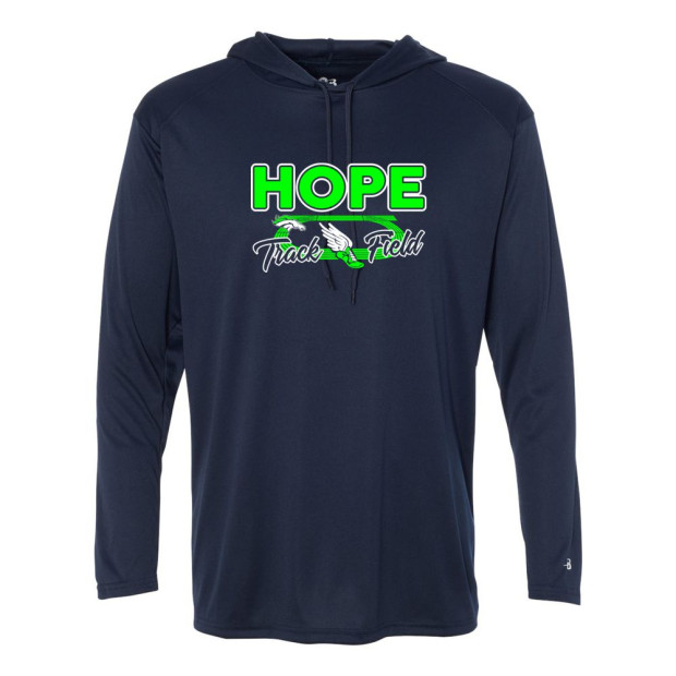 Hope Track & Field Hooded Performance T-Shirt | Multiple Styles
