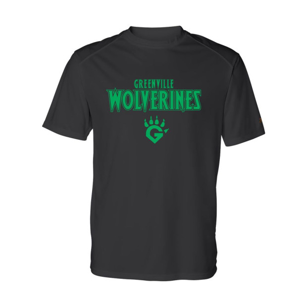 Greenville Wolverines | Performance Tee | Word Logo