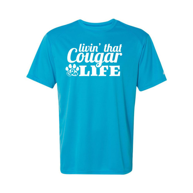 GR Whitfield | Cougar Life | Performance Tee | Multiple Colors GR Whitfield | Cougar Life | Performance Tee | Multiple Colors