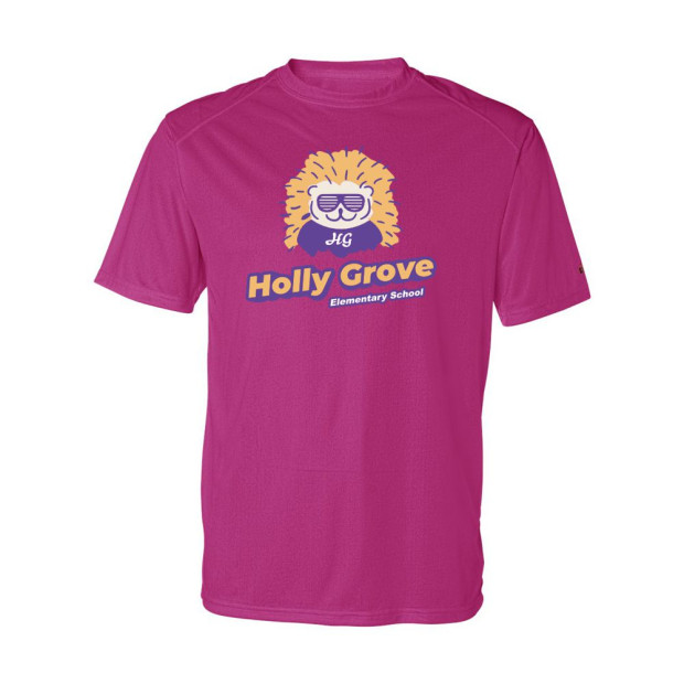 Holly Grove Elementary | Sunny Hedgie Design | Performance T-Shirt Holly Grove Elementary | Sunny Hedgie Design | Performance T-Shirt