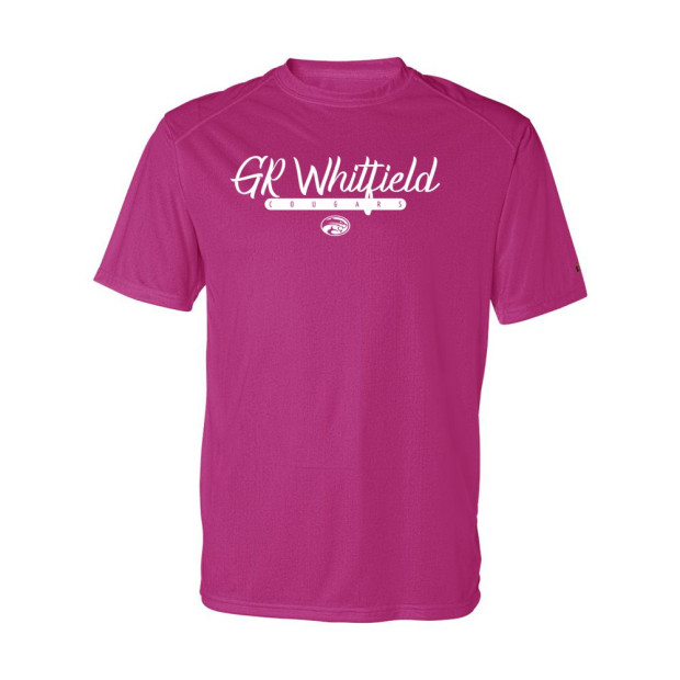 GR Whitfield | Script Logo | Performance Tee | Multiple Colors