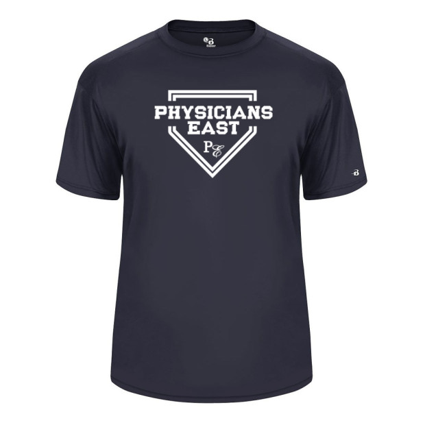 Physicians East Baseball | Plate Design | Performance Tee | 