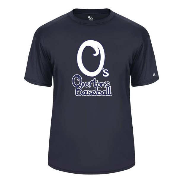 Oveton's Baseball | Cursive O Logo | Basic Performance Tee Oveton's Baseball | Cursive O Logo | Basic Performance Tee