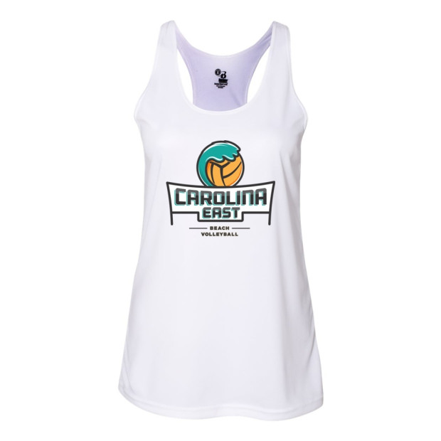 Carolina East Beach Volleyball | Badger Performance Racerback Tank Top Carolina East Beach Volleyball | Badger Performance Racerback Tank Top