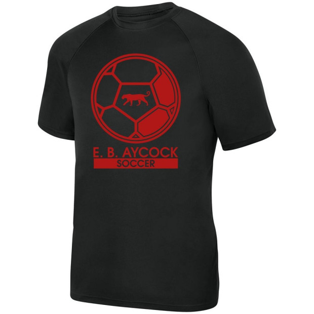 EB Aycock Soccer Basic Performance Tee | Soccer Ball Logo EB Aycock Soccer Basic Performance Tee | Soccer Ball Logo