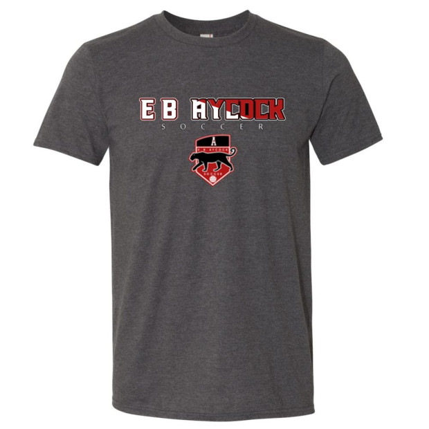 E. B. Aycock Soccer Word Logo Tee | Multiple Colors