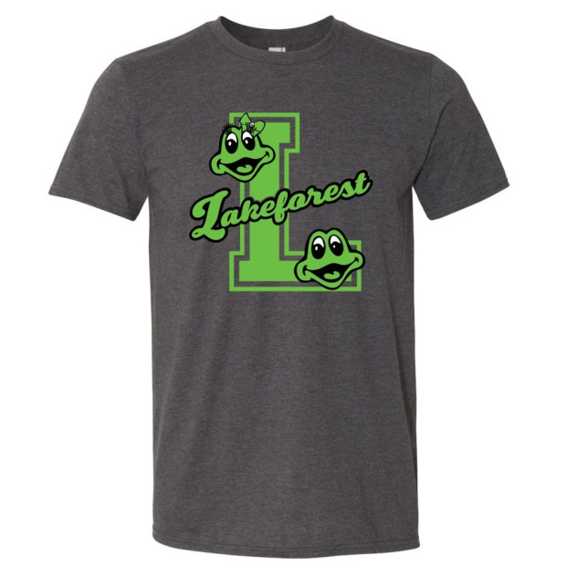 Lakeforest Heathered Tee | L Logo | Multiple Colors