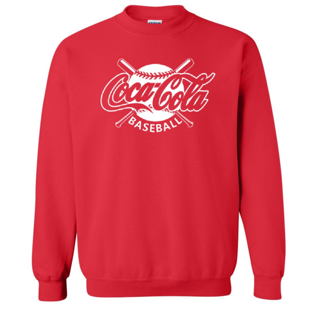 Coke Baseball | Gildan DryBlend Crewneck Sweatshirt