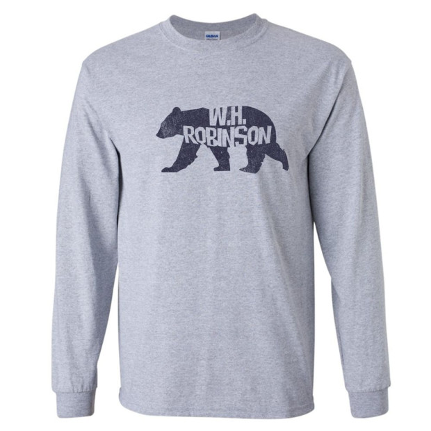WH Robinson Elementary School Long-Sleeve Tee | Walking Bear WH Robinson Elementary School Long-Sleeve Tee | Walking Bear