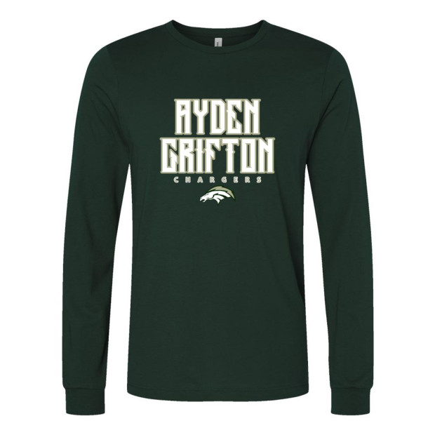 Ayden-Grifton HS | Word Design Logo | Long-Sleeve Tee