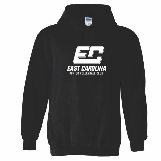 ECJVC Cotton Hooded Sweatshirt | 1 Color Logo | Multiple Colors ECJVC Cotton Hooded Sweatshirt | 1 Color Logo | Multiple Colors