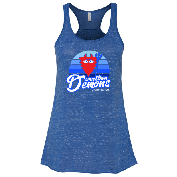 Darnestown Swim Team | Sunset Logo | Flowy Tank Top