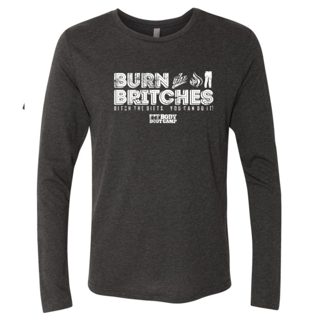 Burn the Britches | Fit Body Boot Camp Unisex Long-Sleeve Triblend T-Shirt Multiple Colors