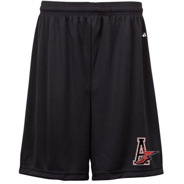 E B Aycock Track & Field / Cross Country Badger Black Solid Shorts