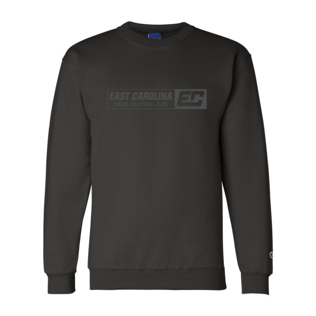 ECJVC | Black Logo | Champion - Powerblend® Crewneck Sweatshirt