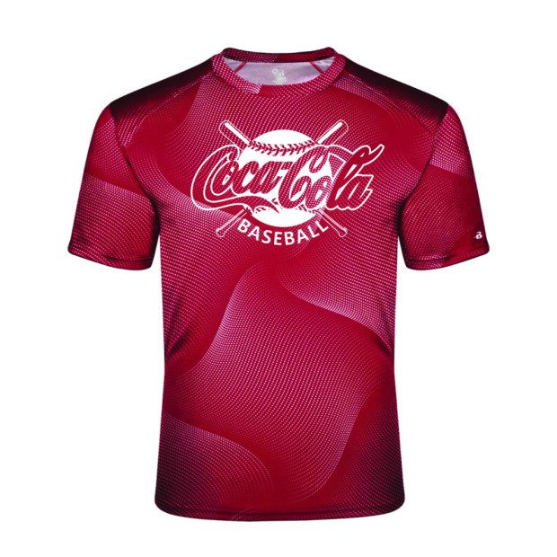 Coke Baseball | Crossed Bats Logo | Warp Tee