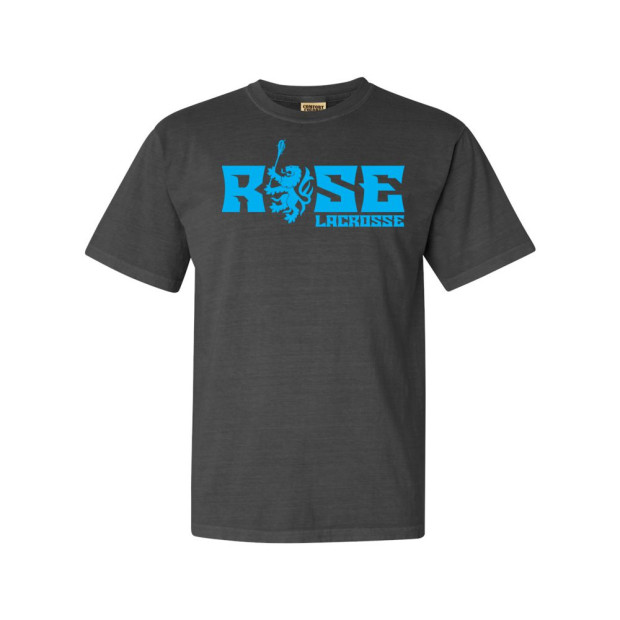 JH Rose Lacrosse | Rose Rampant Word Logo Logo | Short-Sleeve Comfort Colors JH Rose Lacrosse | Rose Rampant Word Logo Logo | Short-Sleeve Comfort Colors