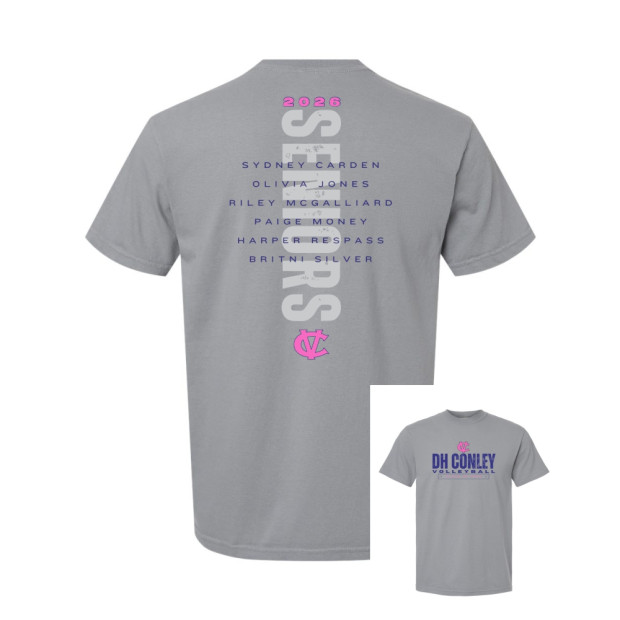 2026 Senior | DH Conley Volleyball | Short-Sleeve Comfort Colors 2026 Senior | DH Conley Volleyball | Short-Sleeve Comfort Colors