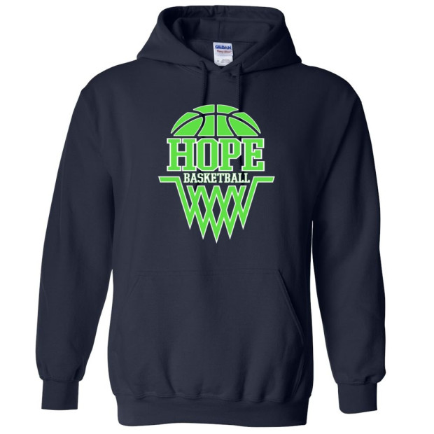 Hope Boys Basketball | Cotton Hooded Sweatshirt | Multiple Colors
