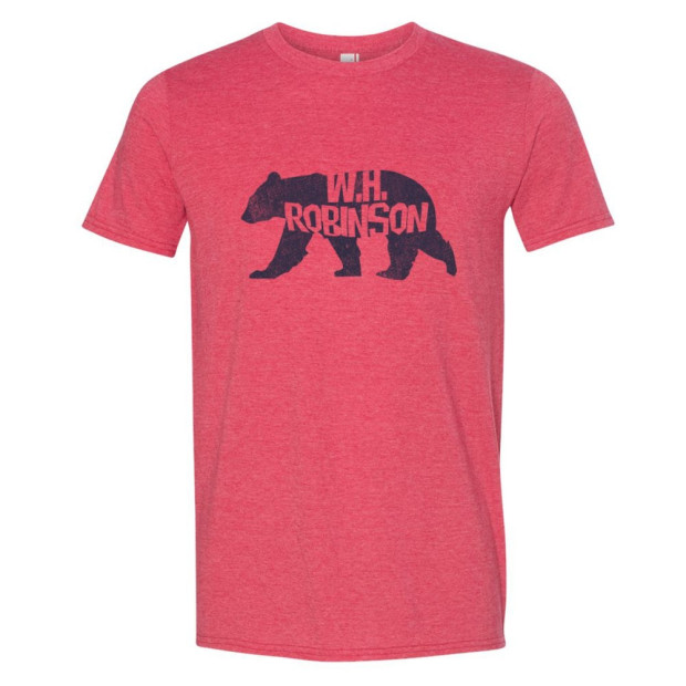WH Robinson Cotton Tee | Walking Bear Logo | Multiple Colors