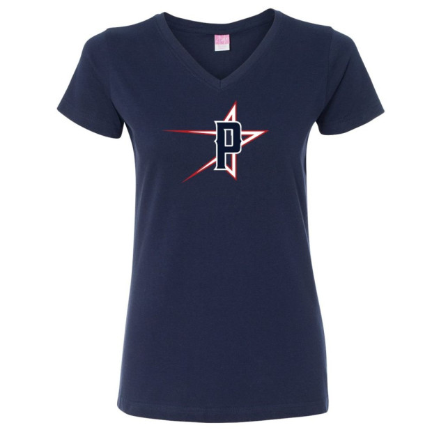 All American Prospects | Star Logo | Ladies V Neck T-Shirt | Multiple Colors