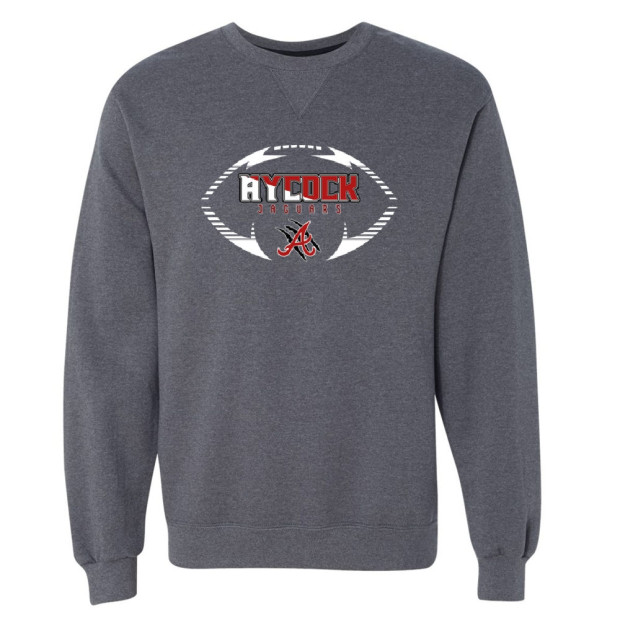 EB Aycock Football Crewneck Sweatshirt | Football Logo EB Aycock Football Crewneck Sweatshirt | Football Logo