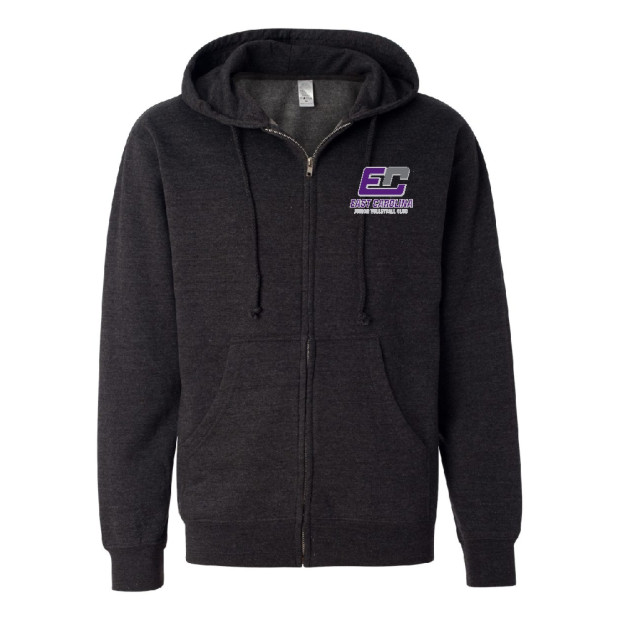 ECJVC | Full Color Logo | Midweight Full-Zip Hooded Sweatshirt