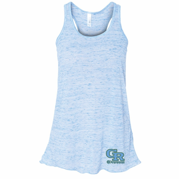 JH Rose Lacrosse Women's Flowy Racerback Tank | Small GR Logo | Multiple Colors