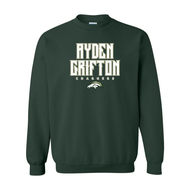 Ayden-Grifton HS | Word Design Logo | Crewneck Sweatshirt