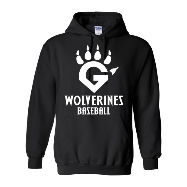 Greenville Wolverines | Cotton Hooded Sweatshirt | Claw Logo Greenville Wolverines | Cotton Hooded Sweatshirt | Claw Logo