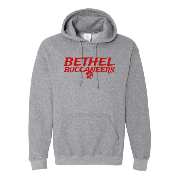 Bethel School | Bethel Trade Winds Logo |  Cotton Hooded Sweatshirt | Multiple Colors