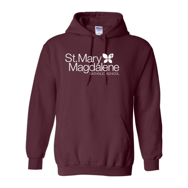 St. Mary Magdalene Catholic School | UNIFORM APPROVED | School Name Logo | Hooded Sweatshirt