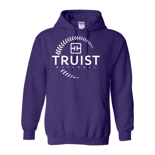 Truist Baseball | Cotton Hoodie | White Print