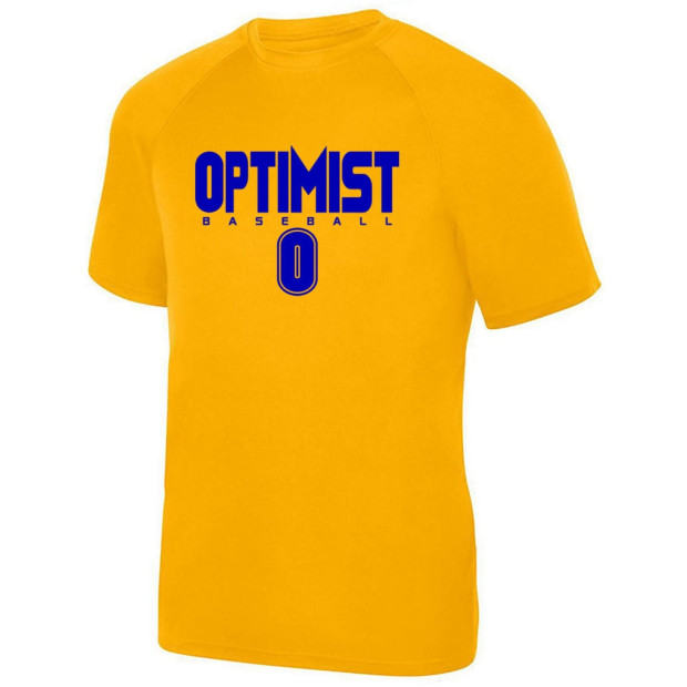 Optimist Basic Performance Tee | Gold Optimist Basic Performance Tee | Gold