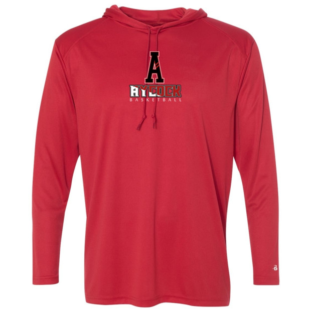 EB Aycock Boys Basketball Hooded Warm-Up T-Shirt EB Aycock Boys Basketball Hooded Warm-Up T-Shirt