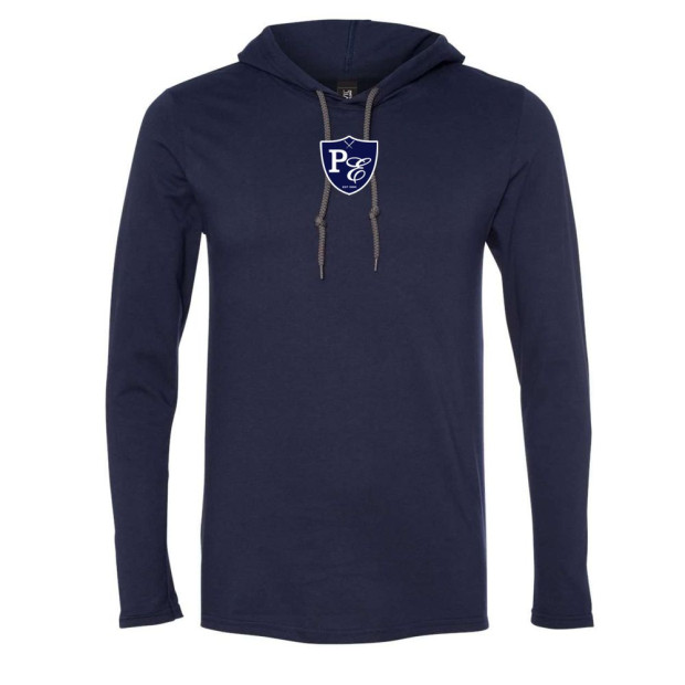 PE Baseball | Cotton Hooded T-Shirt | Shield Logo