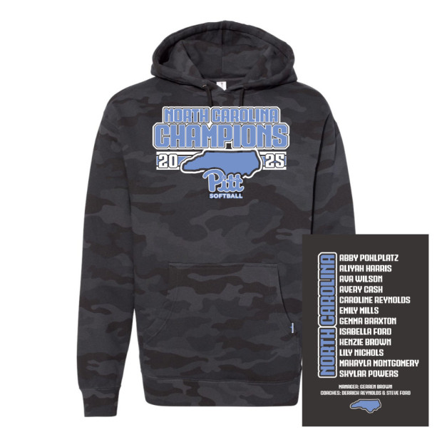 2025 North Carolina Champions | Cotton Hooded Sweatshirt | Proceeds Benefit the Team