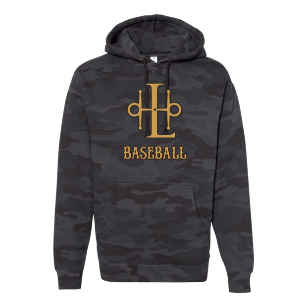 Lee & Harrell Baseball | LH Logo | Cotton Hooded Sweatshirt