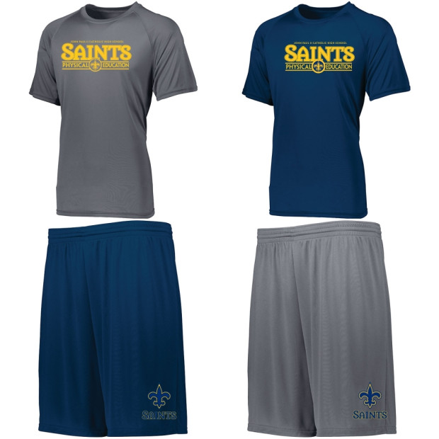 JPII PE Saver Pack | 2 Shirts, 2 Shorts | Order Together and Save JPII PE Saver Pack | 2 Shirts, 2 Shorts | Order Together and Save