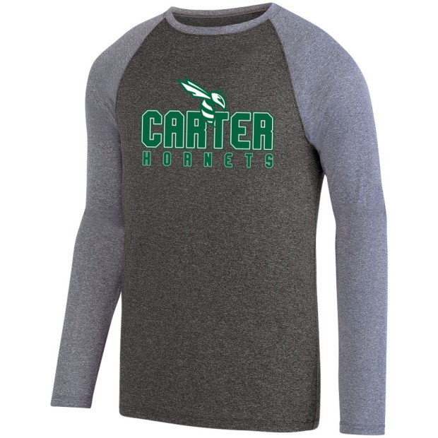 Carter Hornets Design Long-Sleeve Performance Raglan T-Shirt | Multiple Colors Carter Hornets Design Long-Sleeve Performance Raglan T-Shirt | Multiple Colors